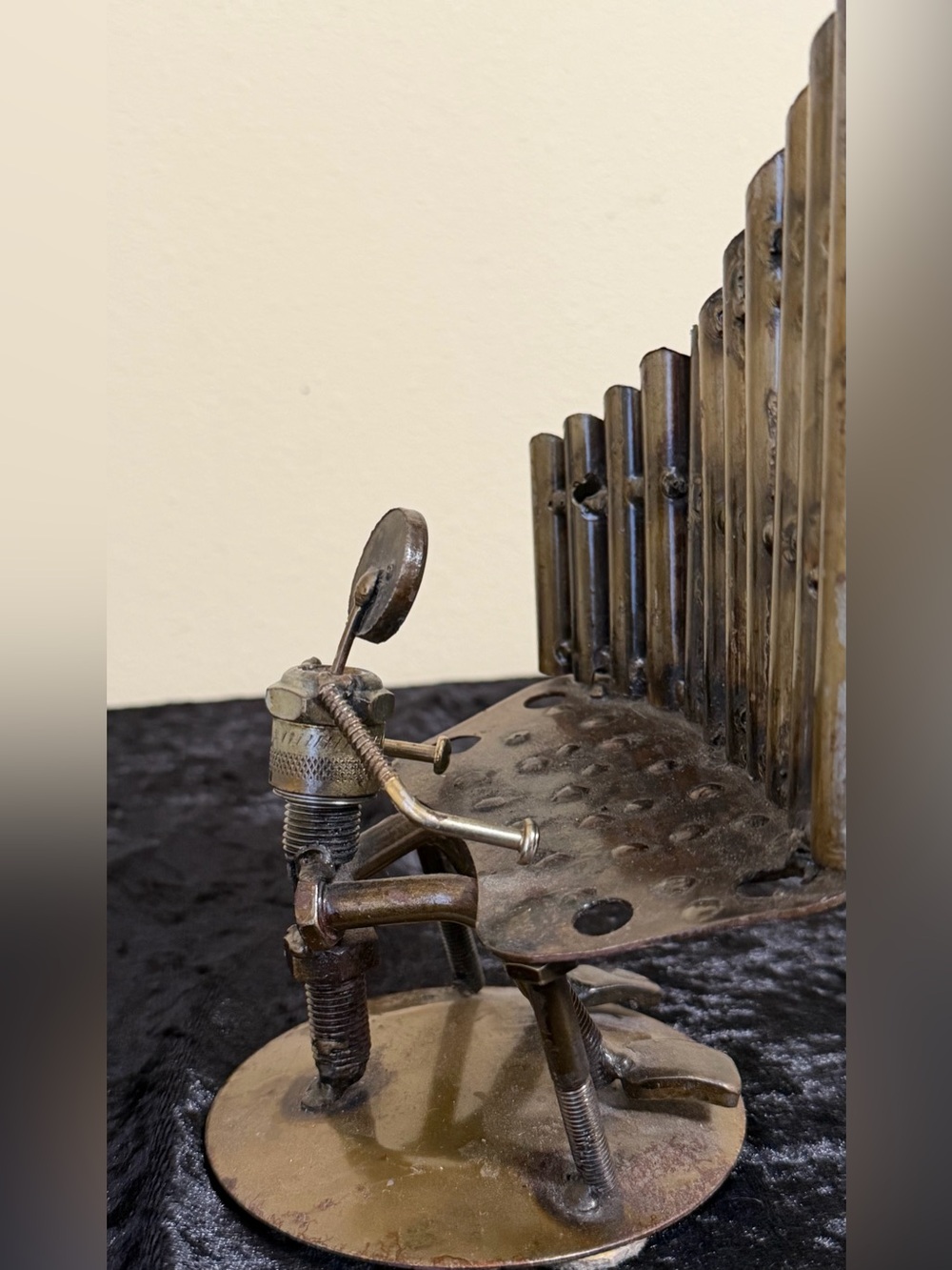 Welded Metal Art - Piano